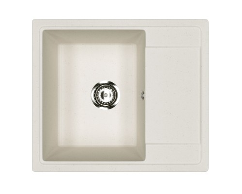 Кухонная мойка из искусственного камня Uperwood ECON UPD-201-001, белая матовая