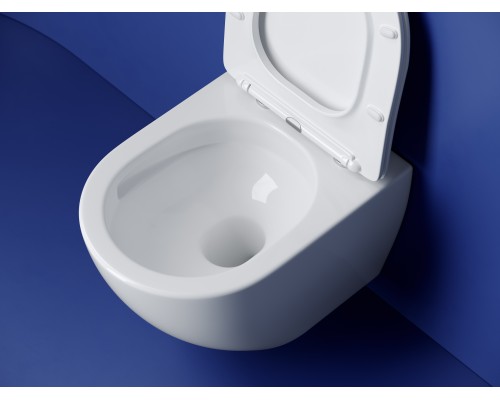 Подвесной унитаз Ceramicanova Metropol безободковый, смыв торнадо