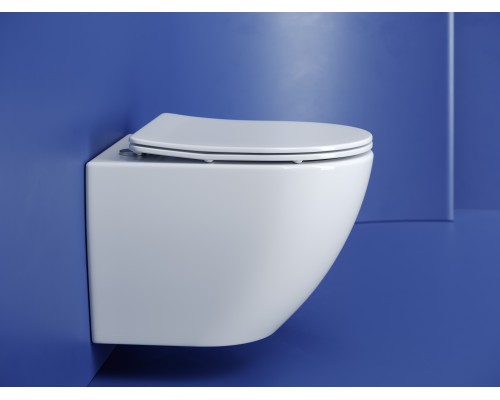 Подвесной унитаз Ceramicanova Metropol безободковый, смыв торнадо