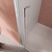 Душевая дверь Cezares Liner 120 L профиль Хром стекло прозрачное