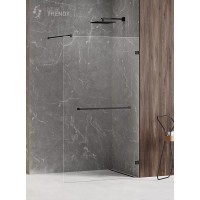 Душевое ограждение NEW TRENDY AVEXA BLACK 100x200 черный