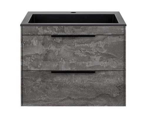 База под раковину Vincea Chiara 2D 600 подвесная 2 выкатных ящика Soft-close G.Stone