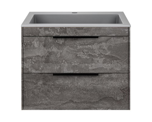 База под раковину Vincea Chiara 2D 600 подвесная 2 выкатных ящика Soft-close G.Stone