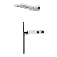 Душевой комплект с термостатом SANCOS Linn, с внутренней частью, хром, SC9023CH