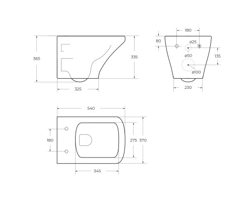 Унитаз BelBagno Sela BB3201CHR-MB/BB3201SC-MB подвесной Черный матовый с сиденьем Микролифт