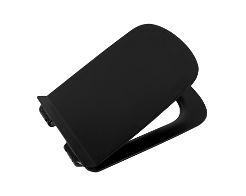 Унитаз BelBagno Sela BB3201CHR-MB/BB3201SC-MB подвесной Черный матовый с сиденьем Микролифт