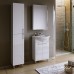 Зеркальный шкаф Alavann Vittoria 50-01 белый