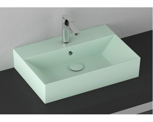 Раковина ISVEA SistemaZ Frame накладная 600x420x132 мятно зеленый матовый 10SF50060SV-2T