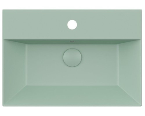 Раковина ISVEA SistemaZ Frame накладная 600x420x132 мятно зеленый матовый 10SF50060SV-2T