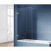 Шторка для ванны NEW TRENDY AVEXA GOLD BRUSHED 100x150 брашированное золото