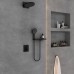 Душевой комплект Vincea Inspire VSFW-3I21T1RMB встраиваемый термостатический черный
