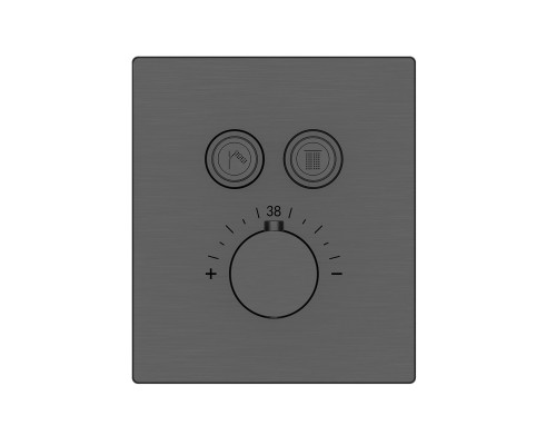 Душевой комплект Vincea Inspire VSFW-3I21T2GM встраиваемый термостатический сталь