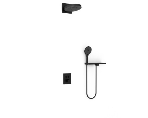 Душевой комплект Vincea Inspire VSFW-3I21T1RMB встраиваемый термостатический черный
