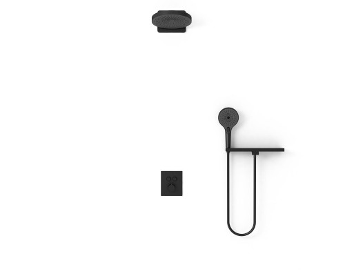 Душевой комплект Vincea Inspire VSFW-3I21T1RMB встраиваемый термостатический черный