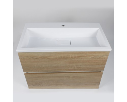 Раковина для ванной 80 см, Uperwood Barsa, белая глянцевая