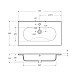 Раковина BelBagno Love 80 LOV-800-LVB Белая