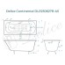 Ванна чугунная Delice Continental 180х80 с отверстиями под ручки и антискользящим покрытием