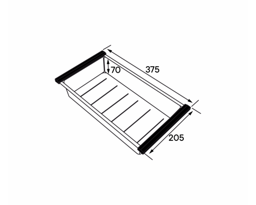 Коландер Paulmark Advance A405-BG Брашированное золото