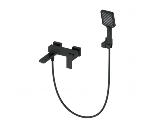 Смеситель для ванны с душем Wonzon&Woghand, Черный матовый