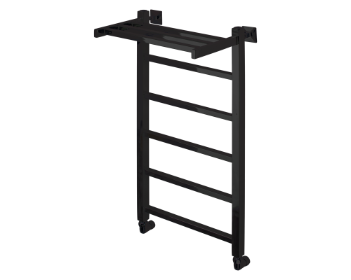 Полотенцесушитель водяной Comfysan Marte-K W-6 80/40 с полкой, черный