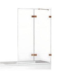 Шторка для ванны NEW TRENDY AVEXA COPPER BRUSHED 110x150 R брашированная медь