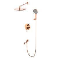 Душевая система встраиваемая Wonzon&Woghand TOR, Розовое золото WW-88939073-RG