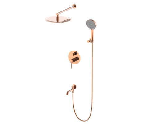 Душевая система встраиваемая Wonzon&Woghand TOR, Розовое золото WW-88939073-RG