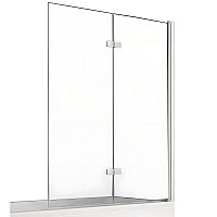 Шторка для ванны NEW TRENDY NEW SOLEO 100x140 P-0029 R хром