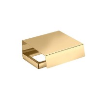 Держатель туалетной бумаги Colombo Lulu с крышкой цвет PVD золото