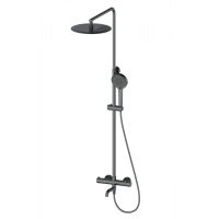 Душевая система с термостатом Wonzon&Woghand, Темный графит