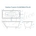Ванна чугунная Delice Fusion 170х70 с отверстиями под ручки и антискользящим покрытием