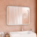 Зеркало Континент Bliss 800х700 с подсветкой с сенсорным выключателем с увеличительным зеркалом с подогревом с часами