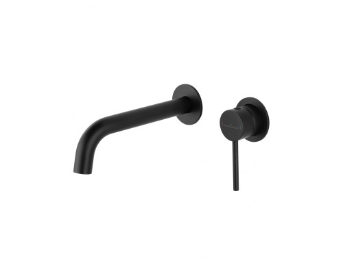 Смеситель для раковины встраиваемый Wonzon&Woghand STICK, Черный матовый WW-88869017-MB