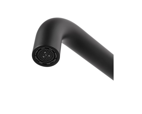 Смеситель для раковины встраиваемый Wonzon&Woghand STICK, Черный матовый WW-88869017-MB