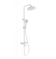 Душевая система с термостатом Wonzon&Woghand, Белый матовый