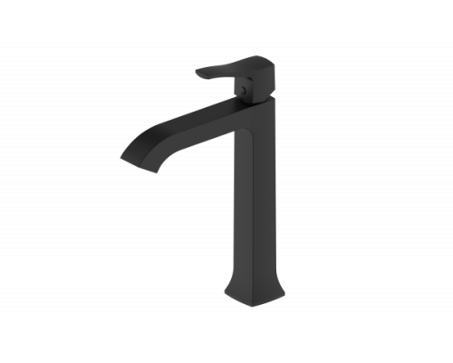 Смеситель для раковины высокий Wonzon&Woghand, Черный матовый