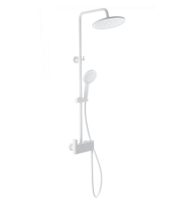 Душевая система с термостатом Wonzon&Woghand MUSE Corno, Белый матовый WW-B3110-MW
