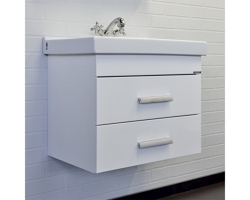 Тумба с раковиной Comforty Никосия 60П белый глянец Fest 60