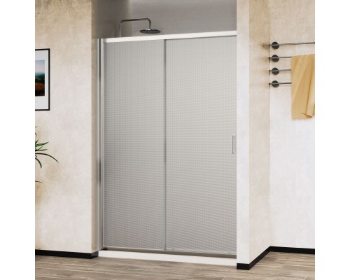 Душевая дверь Vincea City VDS-5CT100MT 1000 хром стекло текстурное