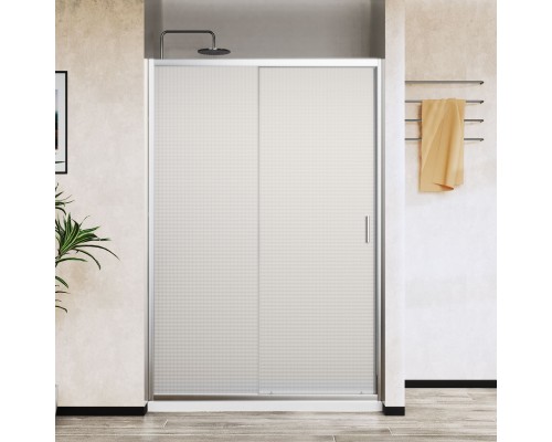 Душевая дверь Vincea City VDS-5CT100MT 1000 хром стекло текстурное