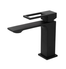 Смеситель для раковины BelBagno Luce Черный матовый