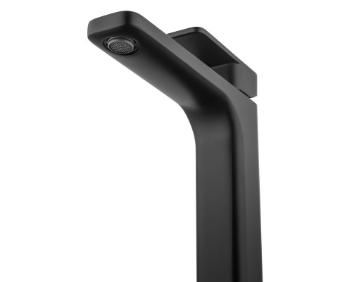 Смеситель для раковины высокий Wonzon&Woghand ARNIE, Черный матовый WW-691104-MB