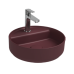 Раковина накладная ISVEA Infinity 42 круглая бордовый матовый 10NF65042SV-2R
