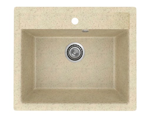 Кухонная мойка из искусственного камня Uperwood ECON UPD-104-002 бежевая матовая