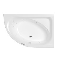 Ванна WHITECROSS Aquarella 170x110 (правая) "SMART" (хром)