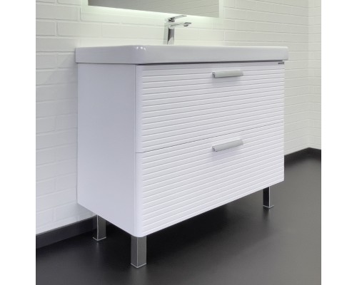 Тумба с раковиной Comforty Танжер-90Н белая матовая Comforty 4490