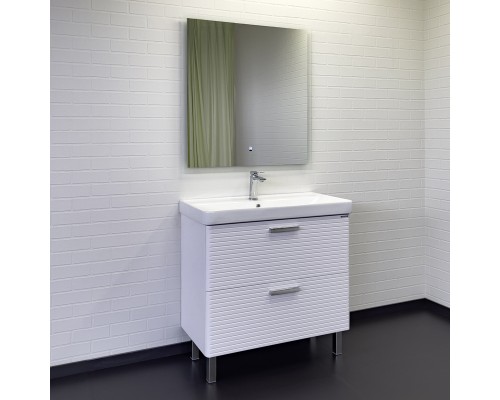 Тумба с раковиной Comforty Танжер-90Н белая матовая Comforty 4490