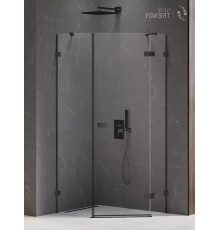 Душевое ограждение NEW TRENDY AVEXA BLACK R 100x80x200 черный
