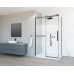 Душевой уголок Vincea Como Soft VSR-1CS1011CLGM, 110x100, вороненая сталь, стекло прозрачное