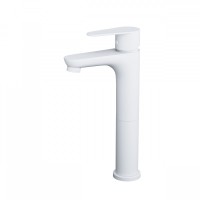 Смеситель для раковины высокий Wonzon&Woghand, Белый матовый